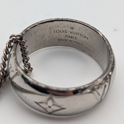 Louis Vuitton Monogram Ring Necklace LV Logo