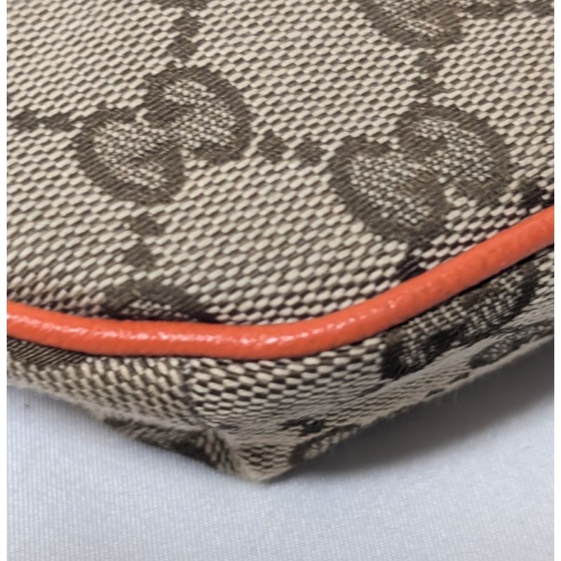 Gucci North Face Collaboration GG Canvas Belt Bag Orange