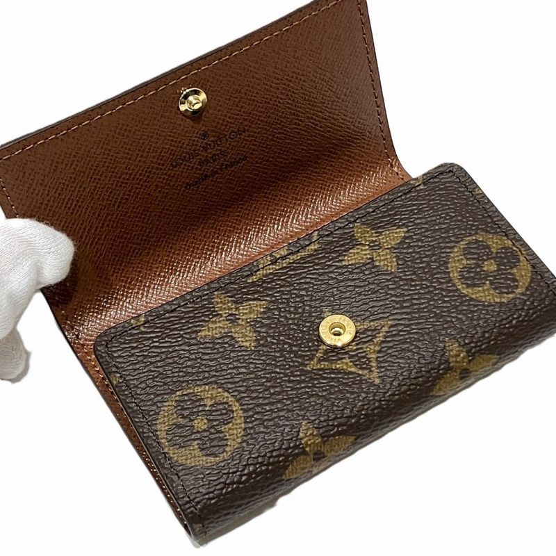 Louis Vuitton Multicles 6 Monogram Key Case Canvas Key Holder