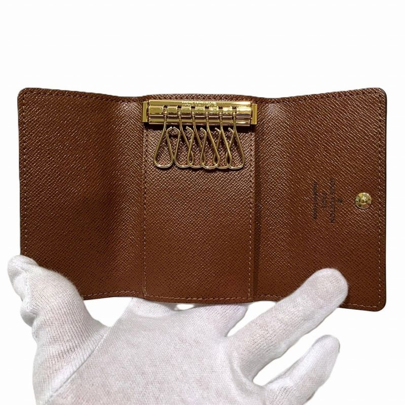 Louis Vuitton Multicles 6 Monogram Key Case Canvas Key Holder
