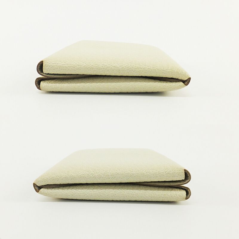 Hermes Calvi Duo Mushroom White Epsom Manufactured Around