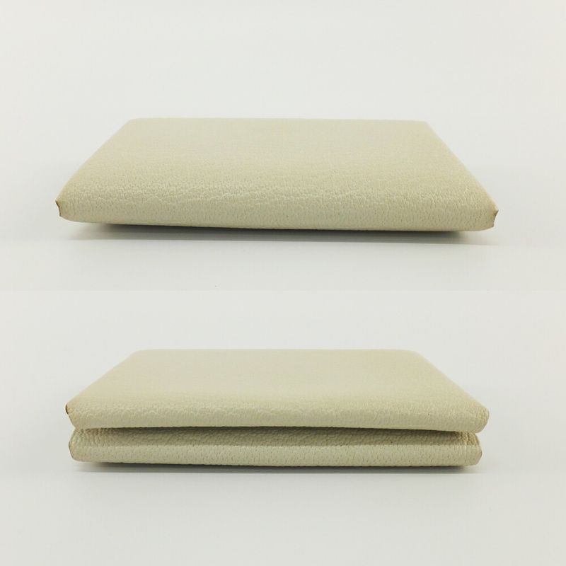Hermes Calvi Duo Mushroom White Epsom Manufactured Around