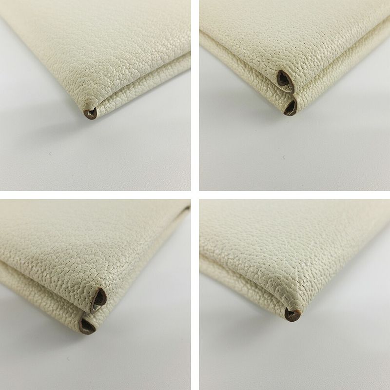 Hermes Calvi Duo Mushroom White Epsom Manufactured Around