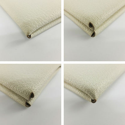 Hermes Calvi Duo Mushroom White Epsom Manufactured Around
