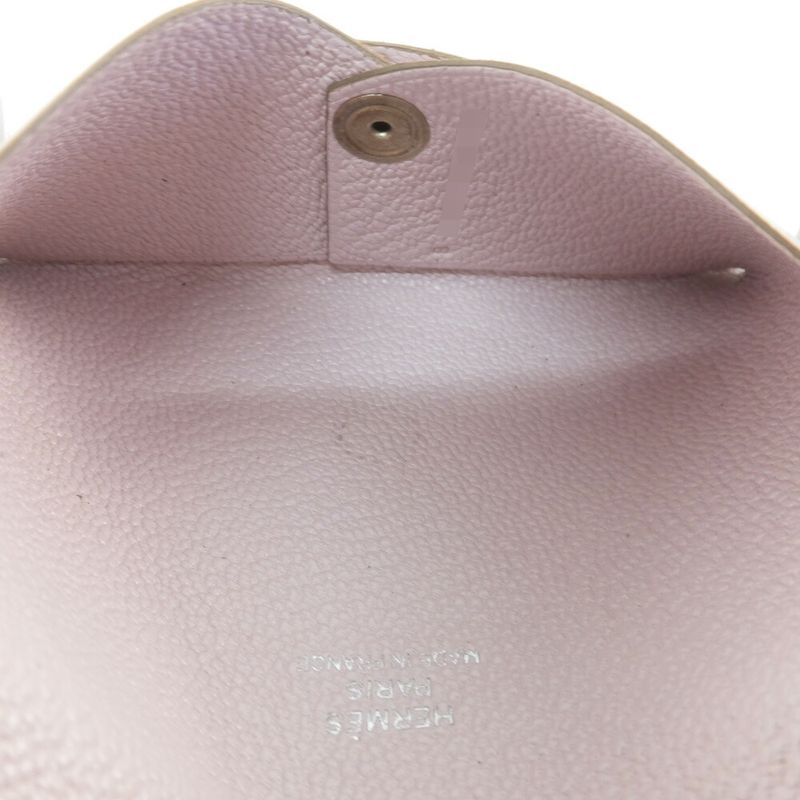 Hermes Calvi Mauvepere Pink Chevre Manufactured Around