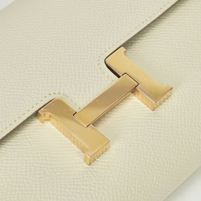 Hermes Constance Wallet Epsom Cles Craie Ivory Cream