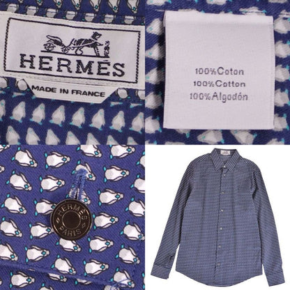 Hermes Shirt Long Sleeve Button Pengi