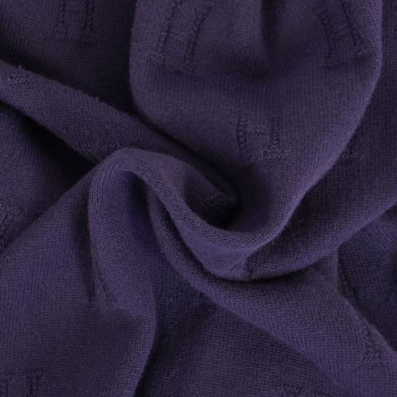 Hermes Cardigan Knit Logo Wool Ring