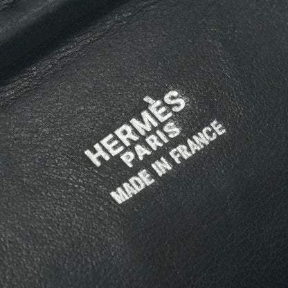 Hermes Plume Elan 28 Tote Box Calf Noir Black