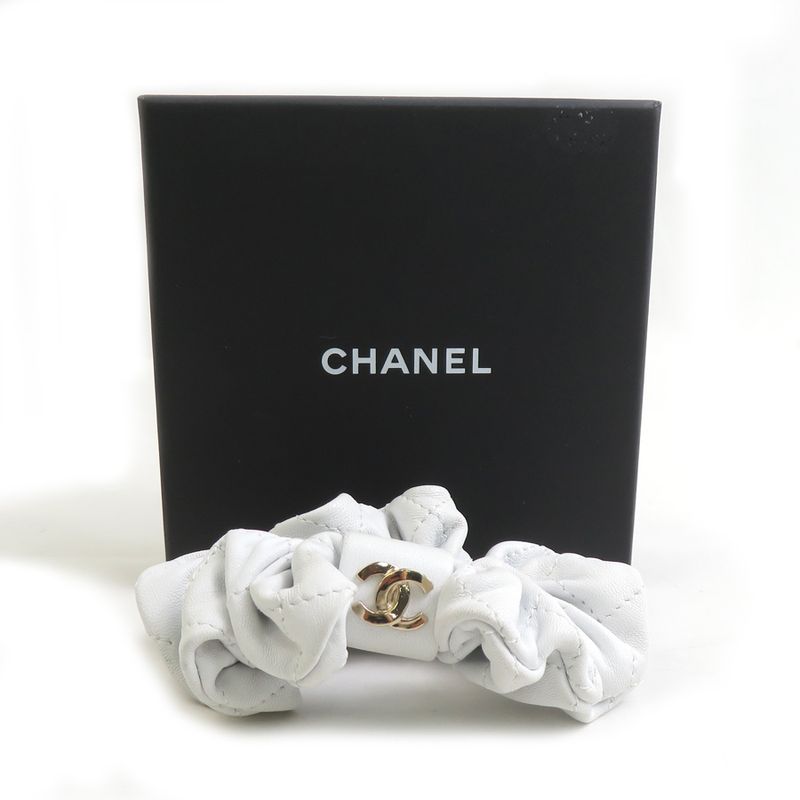 Chanel Scrunchie Hair Tie