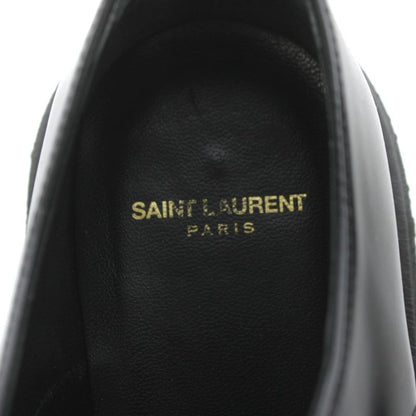 Saint Laurent Paris Creepers Lofa Pointed Toe Leather 37 Black Heel