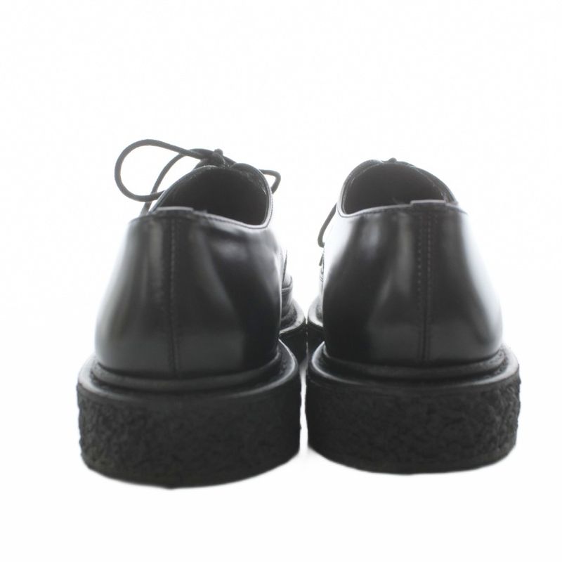 Saint Laurent Paris Creepers Lofa Pointed Toe Leather 37 Black Heel