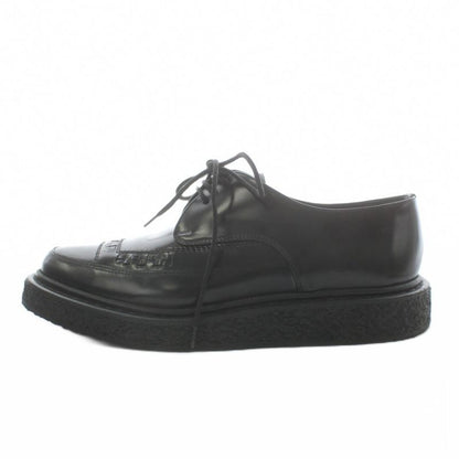 Saint Laurent Paris Creepers Lofa Pointed Toe Leather 37 Black Heel