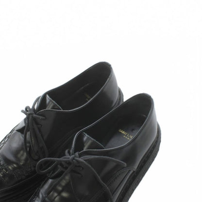Saint Laurent Paris Creepers Lofa Pointed Toe Leather 37 Black Heel