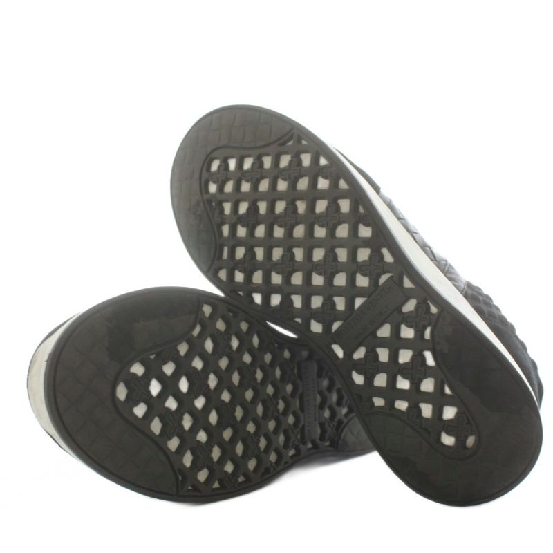 Bottega Veneta Sneakers Shoes Leather 37.5 Black