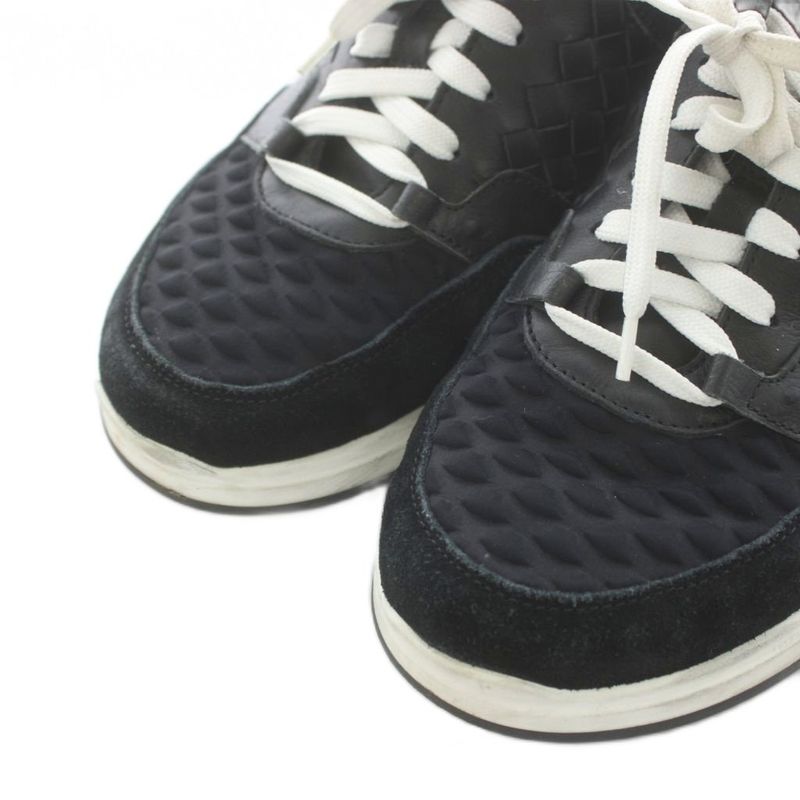 Bottega Veneta Sneakers Shoes Leather 37.5 Black