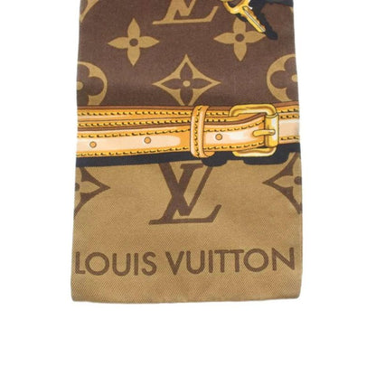 Louis Vuitton Bandeau Monogram Confidential Scarf Silk Brown