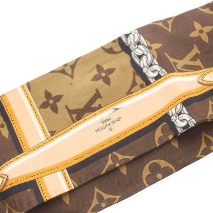 Louis Vuitton Bandeau Monogram Confidential Scarf Silk Brown
