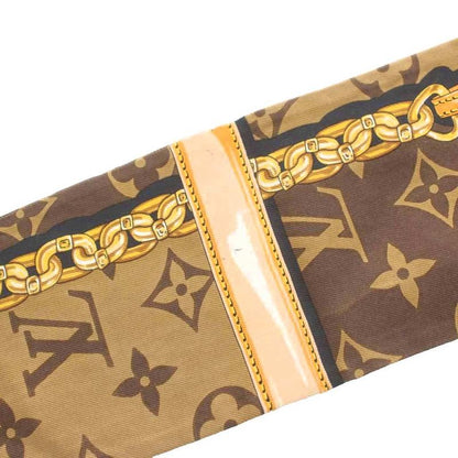 Louis Vuitton Bandeau Monogram Confidential Scarf Silk Brown