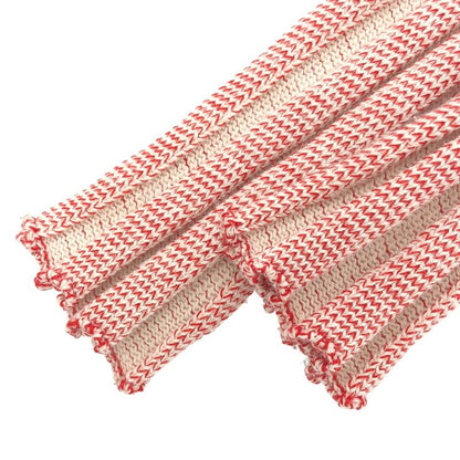 Celine by Phoebe Philo High Neck Rib Stripe Knit Sweater 2 Red White