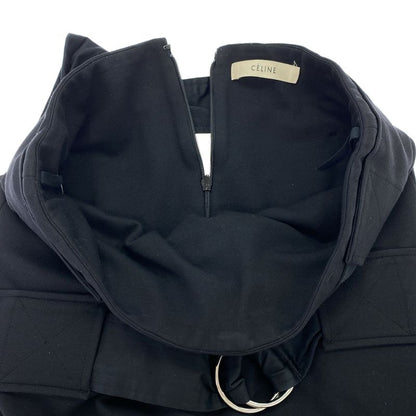 Celine by Phoebe Philo Double Belt Long Skirt 2 Black 34
