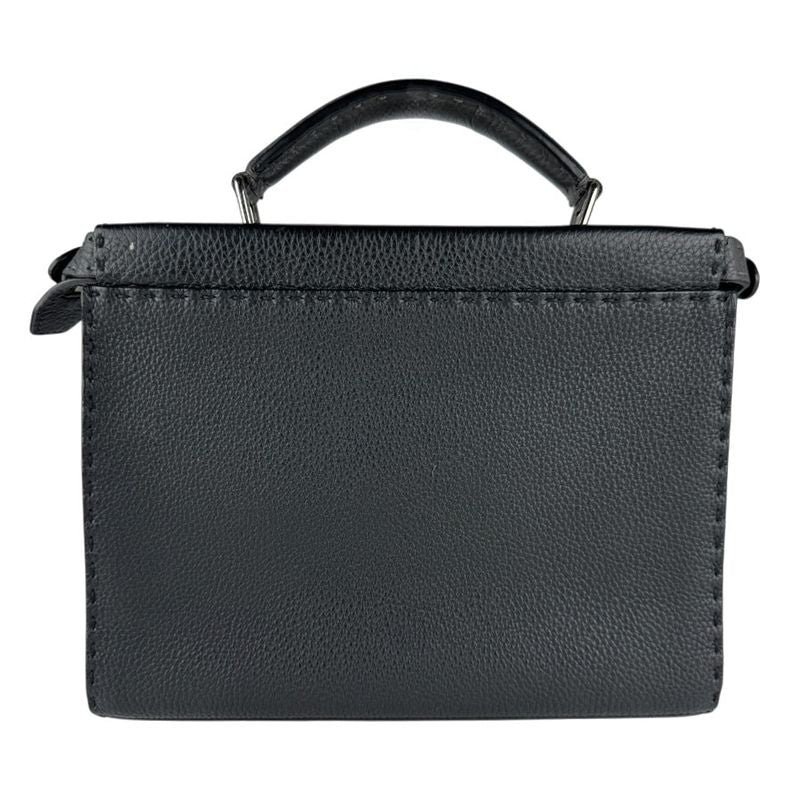 Fendi Handbag Peekaboo Fit Mini Black Gray