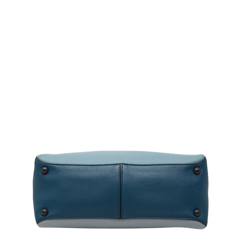 Bottega Veneta Piazza Blue Leather Handbag