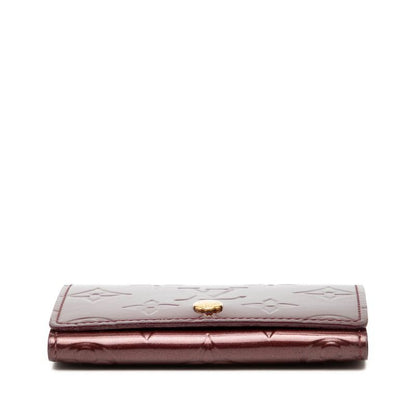 Louis Vuitton Monogram Vernis Envelope Carte de Visit Card Case Rouge Fauvist Purple