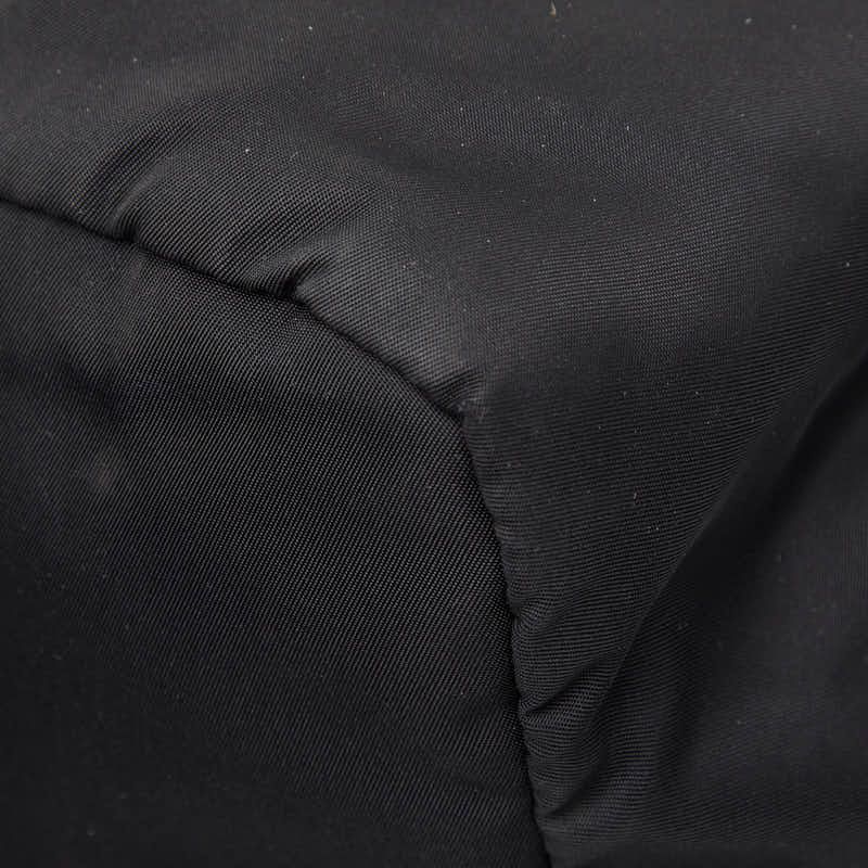 Prada Tote Black Nylon Leather