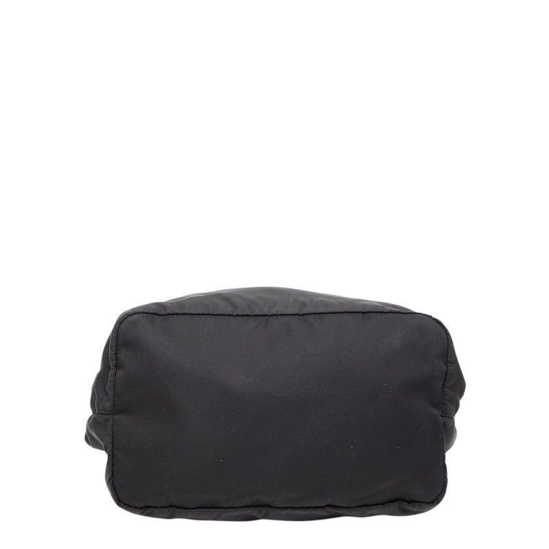 Prada Tote Black Nylon Leather