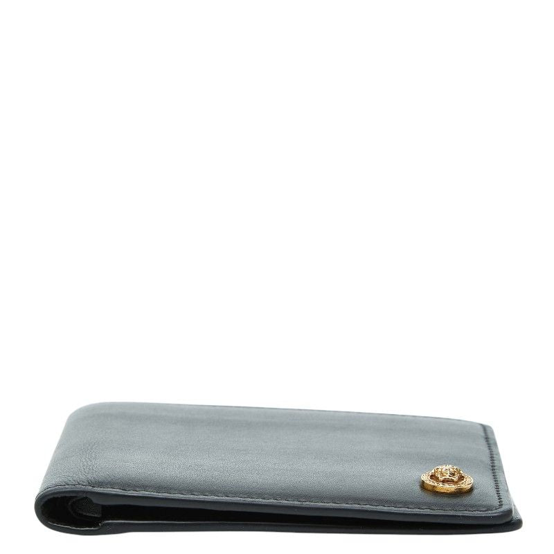 Versace Medusa Bigi Bifold Wallet Black Leather