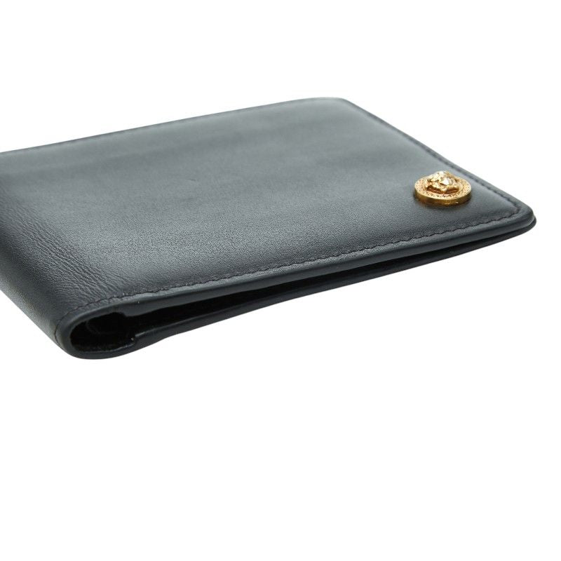 Versace Medusa Bigi Bifold Wallet Black Leather