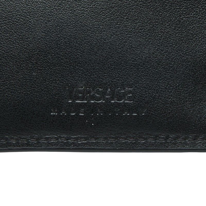 Versace Medusa Bigi Bifold Wallet Black Leather