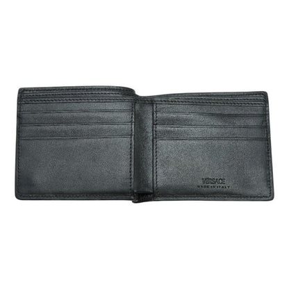 Versace Medusa Bigi Bifold Wallet Black Leather