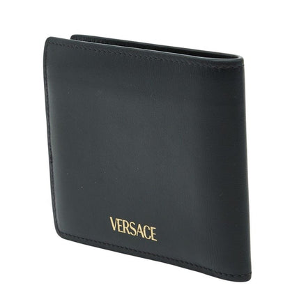 Versace Medusa Bigi Bifold Wallet Black Leather