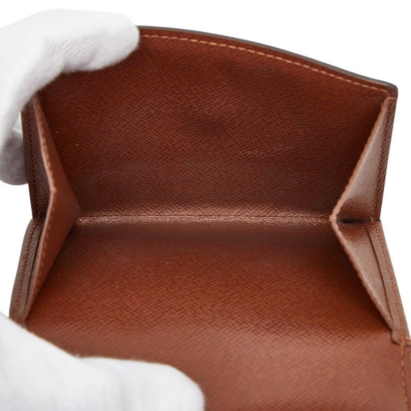 Louis Vuitton Monogram Porte Monnaie Billets Cult Cles Brown Leather