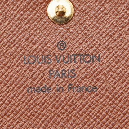 Louis Vuitton Monogram Porte Monnaie Billets Cult Cles Brown Leather