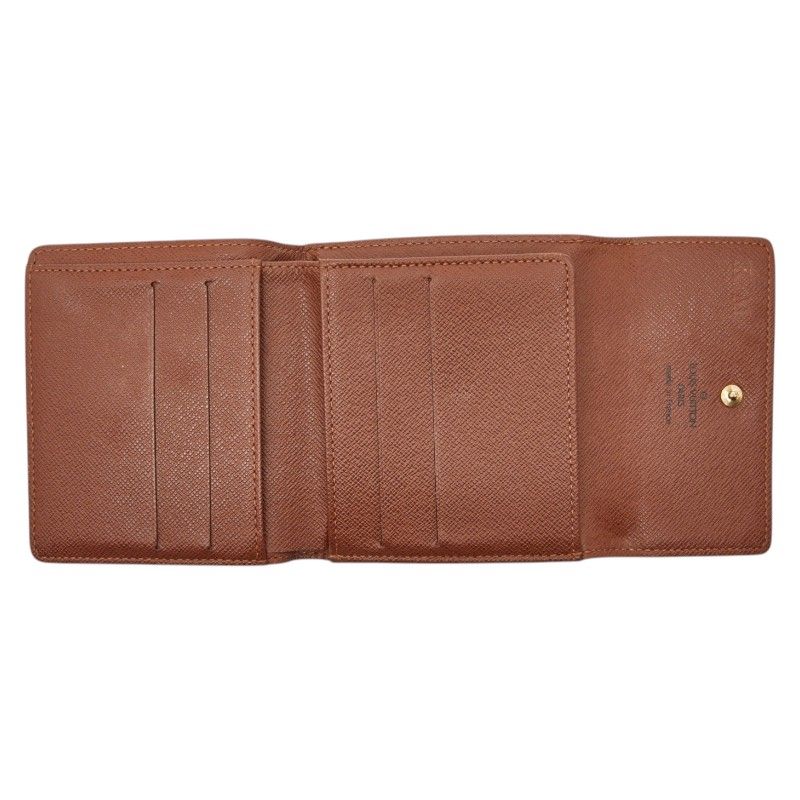 Louis Vuitton Monogram Porte Monnaie Billets Cult Cles Brown Leather
