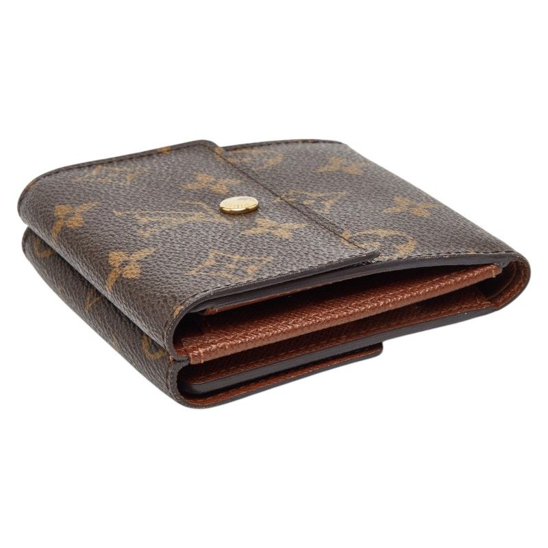 Louis Vuitton Monogram Porte Monnaie Billets Cult Cles Brown Leather