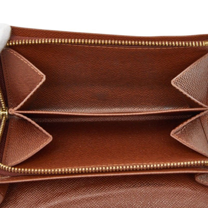 Louis Vuitton Monogram Porte Monnaie Billets Tresor Brown Leather