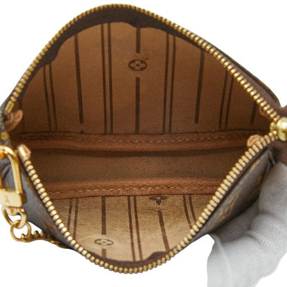 Louis Vuitton Monogram Mini Pochette Accessoire Chain Pouch Handbag