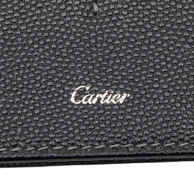 Cartier Santos Black Calf Leather