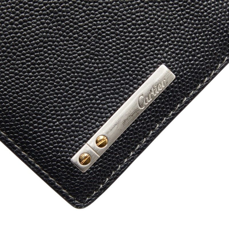 Cartier Santos Black Calf Leather