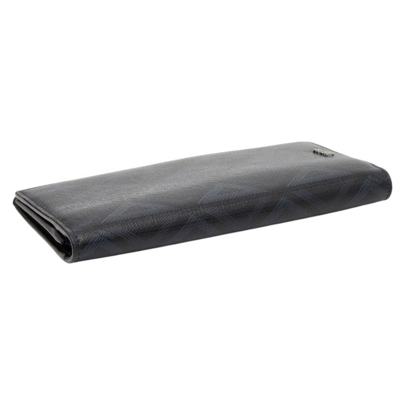 Dior CD Diamond Vertical Wallet Black Navy