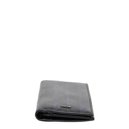 Dior CD Diamond Vertical Wallet Black Navy