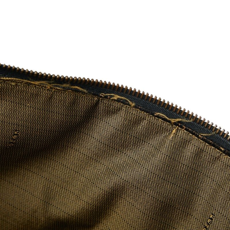 Fendi Zucca Tote Brown Beige Canvas Leather