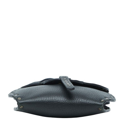 Celine Studded Crossbody Mini Shoulder Bag Pochette Black Leather