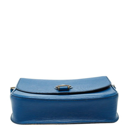 Louis Vuitton Epi Saint Cloud Crossbody Shoulder Bag Toledo Blue Leather