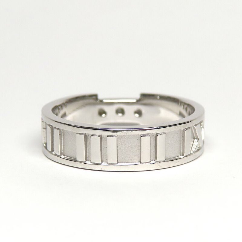 Tiffany & Co. Atlas Diamond Ring 18K White Gold
