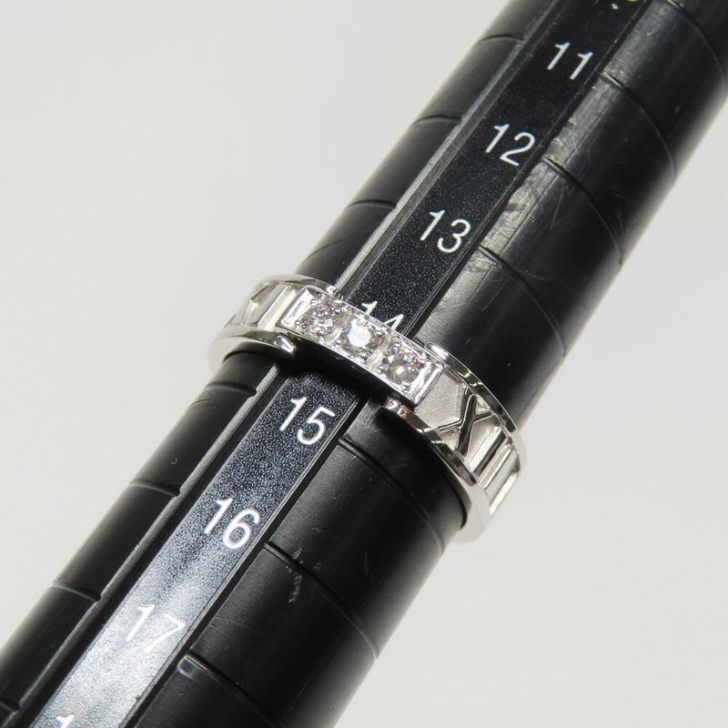 Tiffany & Co. Atlas Diamond Ring 18K White Gold